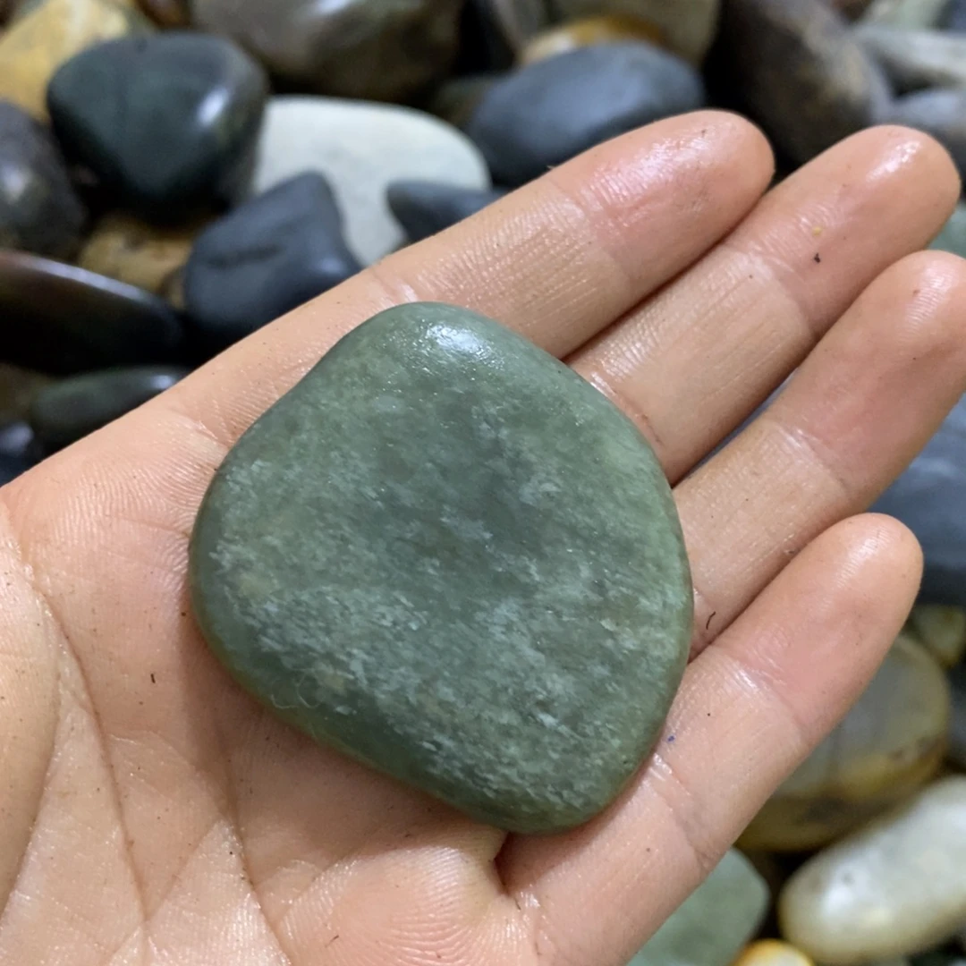 和田玉未镶嵌挂件43