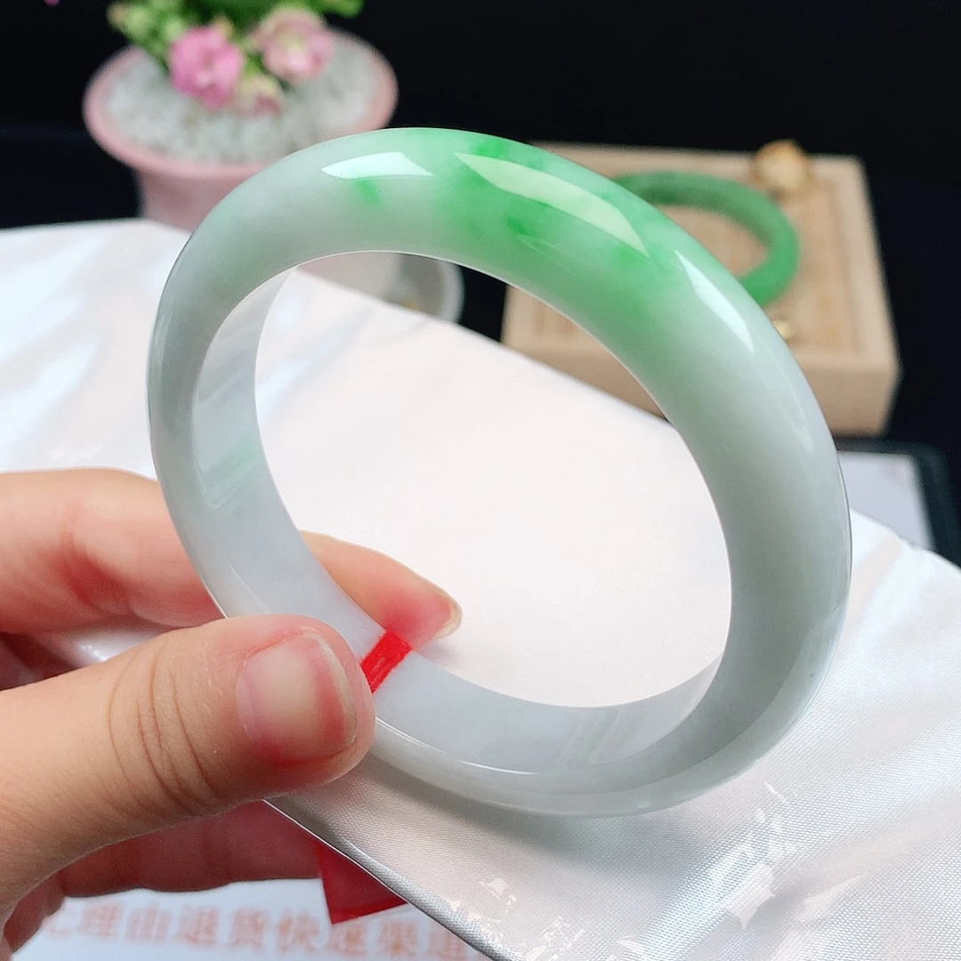 翡翠未镶嵌手镯1463