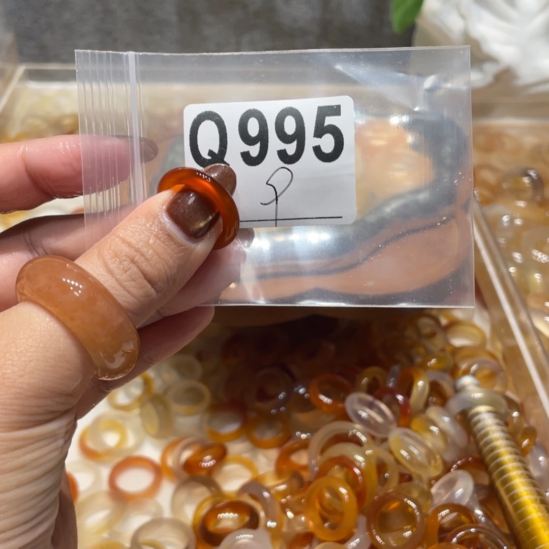 玛瑙/玉髓未镶嵌戒指995