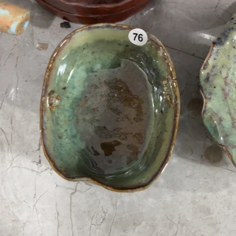 盘蓝**?熠樹日式手捏餐具茶具