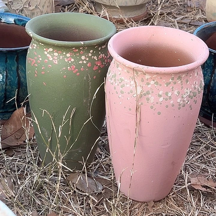 紫砂花盆高度26口14