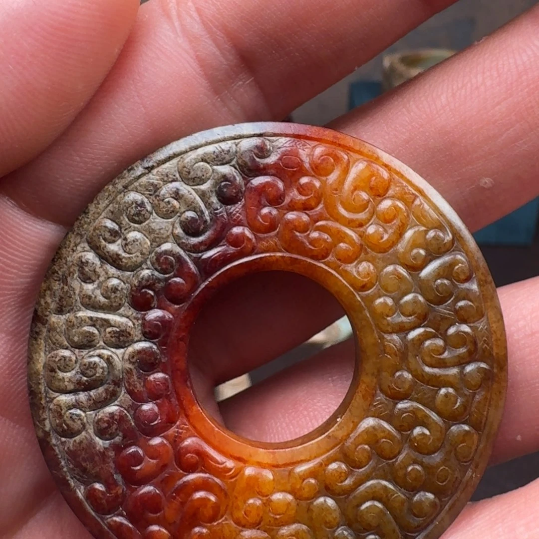 和田玉（糖玉）未镶嵌车挂大*