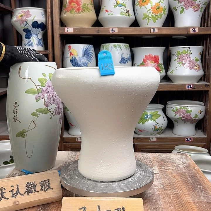 摆件182大微瑕新款陶瓷陶瓷