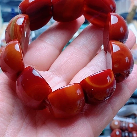 玛瑙/玉髓合金颈饰