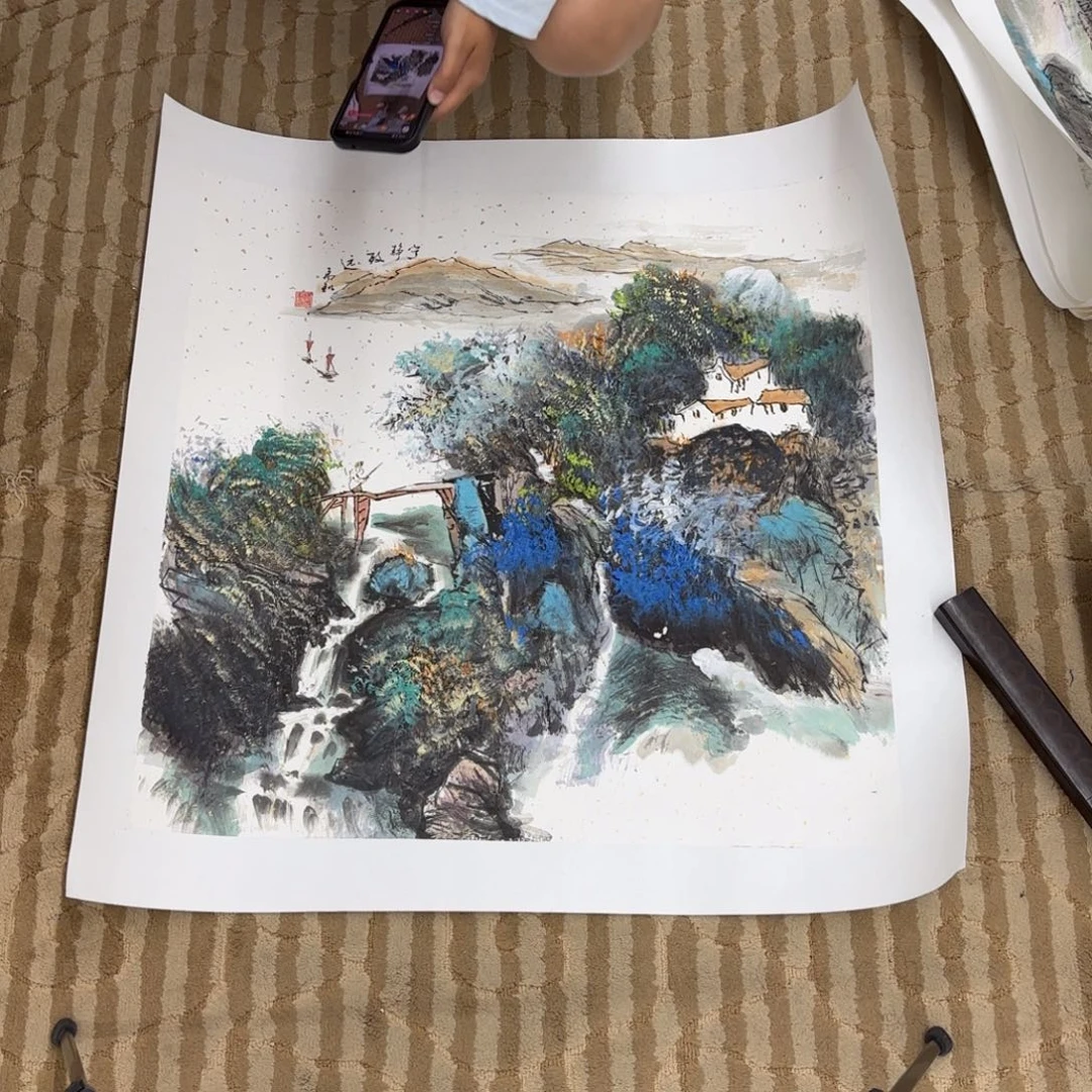 欲***止国画花鸟的翅膀和翅膀是