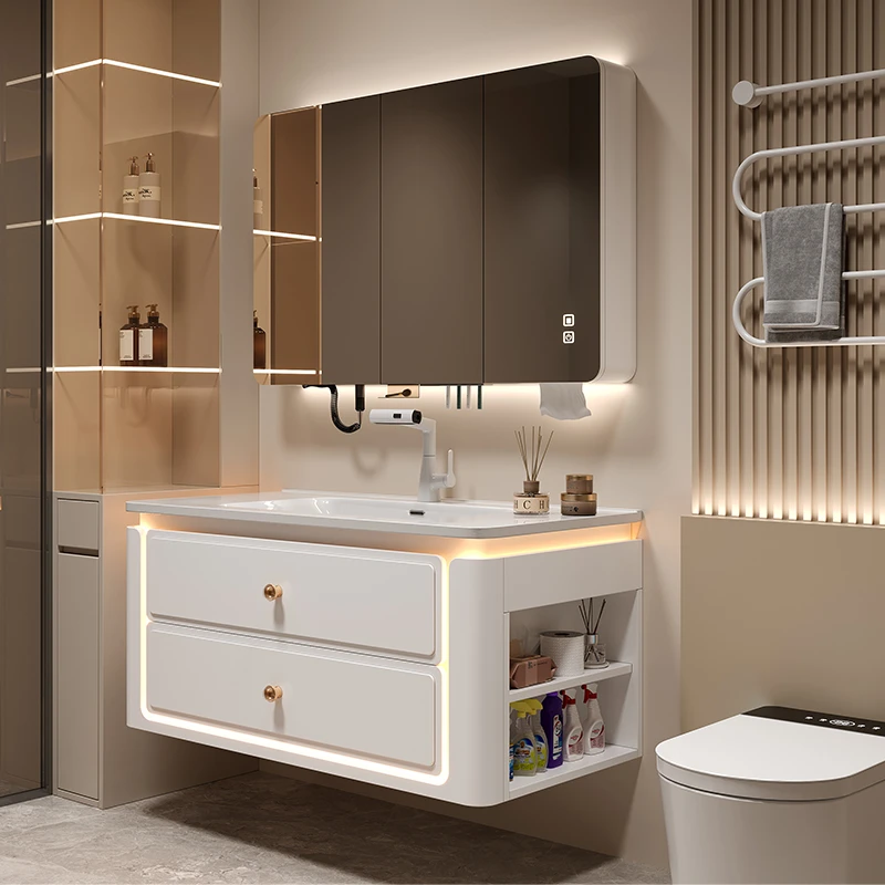 好物圆弧马桶浴室电影组合浴室柜陶瓷一体盆2025浴室柜购买链接