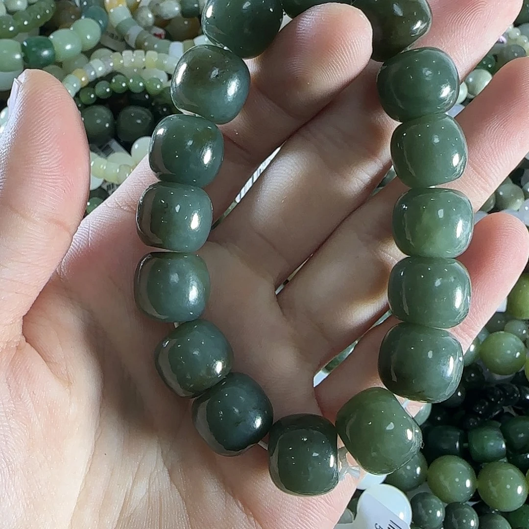 和田玉手链未镶嵌229