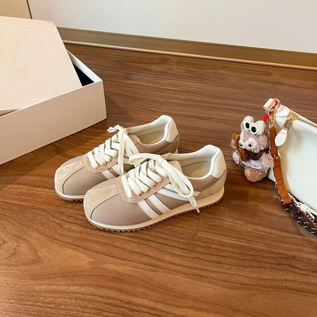 复古阿甘鞋女25春秋季新款百搭休闲轻便舒适运动板鞋5118-CY蓝色