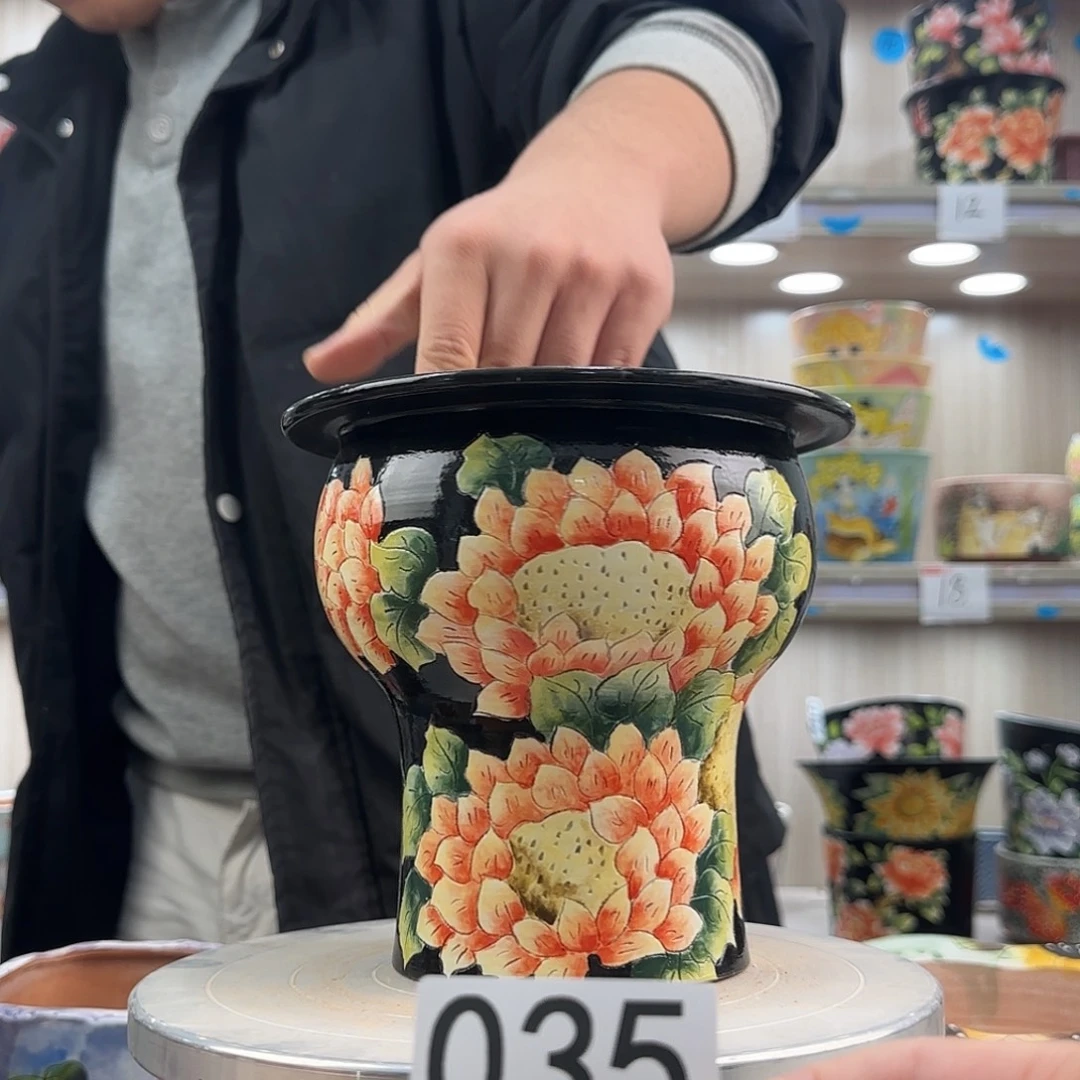 花盆紫砂瑕疵瑕疵035