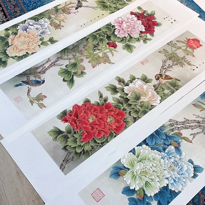 国画书画描金拓染金石传拓手写