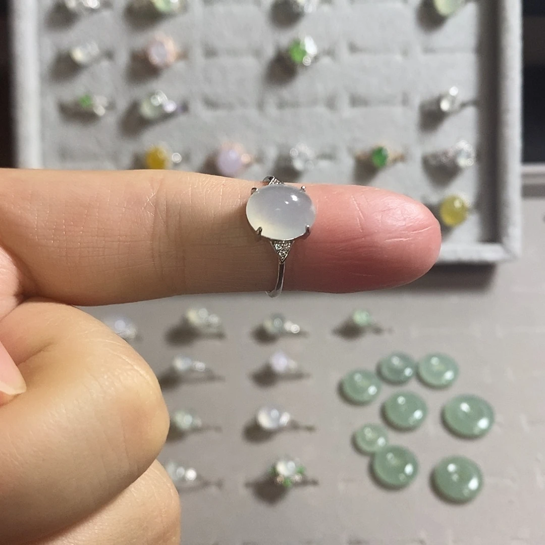 翡翠未镶嵌戒指翡翠戒指