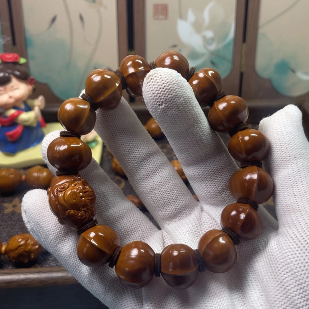 手串/手链橄榄核1.7左右鲨鱼背