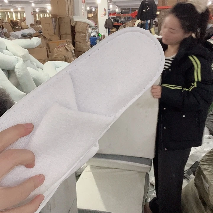 白色加厚拖鞋发10