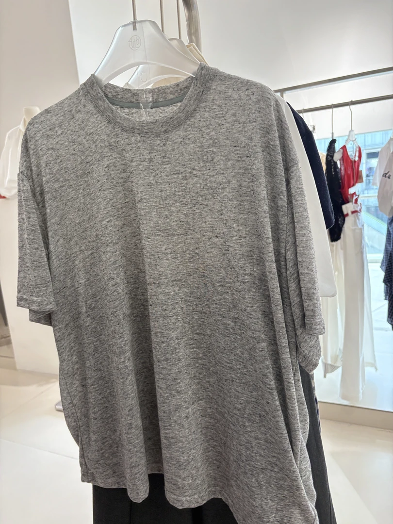 【no退no换】T恤专用 进口棉圆领开衫小衫时尚显瘦薄款