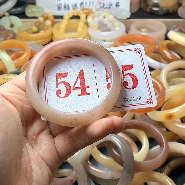 石英质玉（黄龙玉）未镶嵌手镯