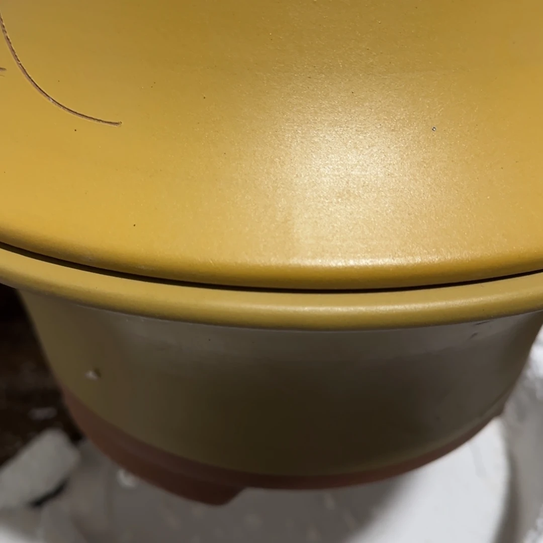 紫砂花盆口径27.12好