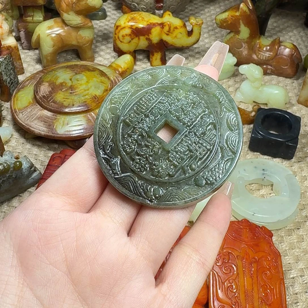 白玉菩提吊坠挂件