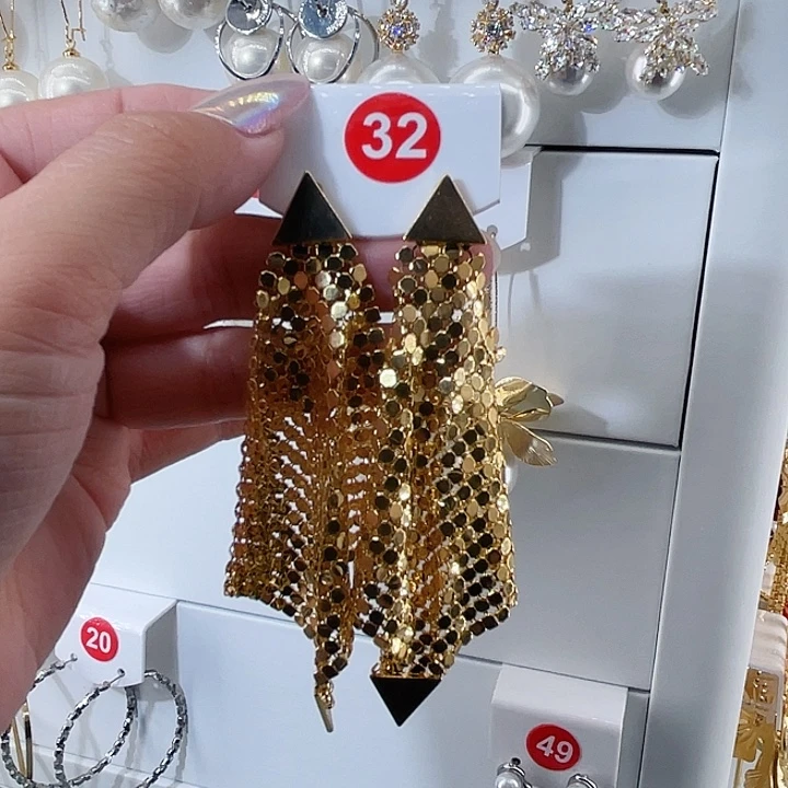 仿珍珠铁合金合金饰品耳饰5