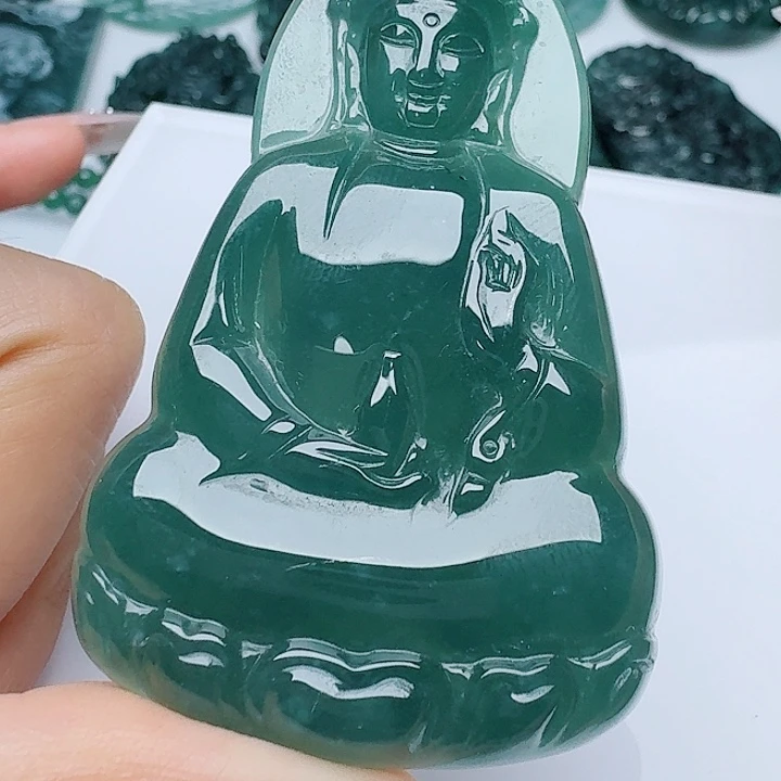 妙***哉翡翠未镶嵌颈饰111