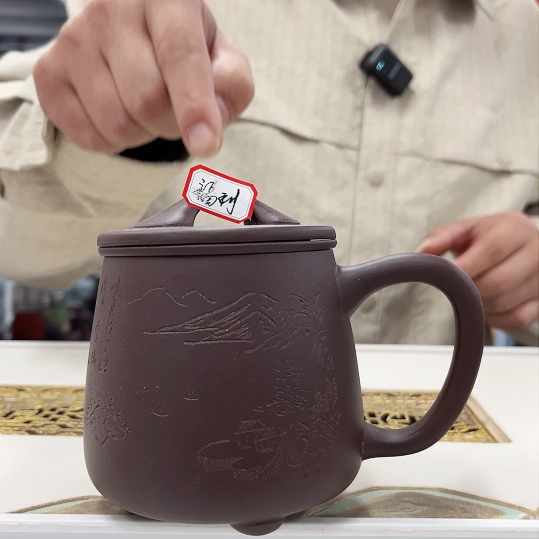 茶杯紫砂石瓢三件套福利