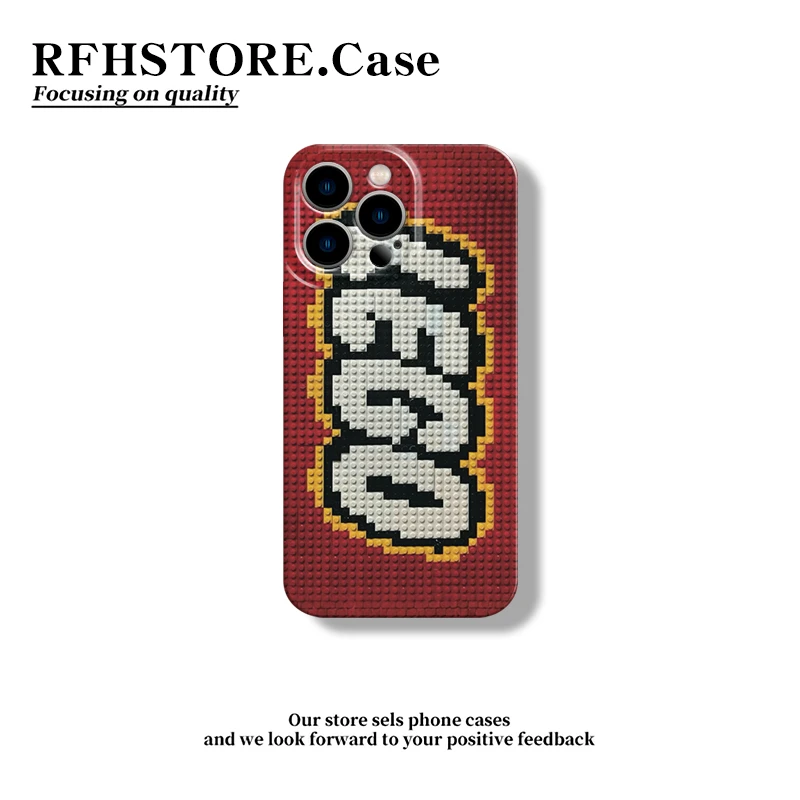 飞虎胜创意乐高图案适用iphone16小米菲林手机壳华为oppo高级vivo