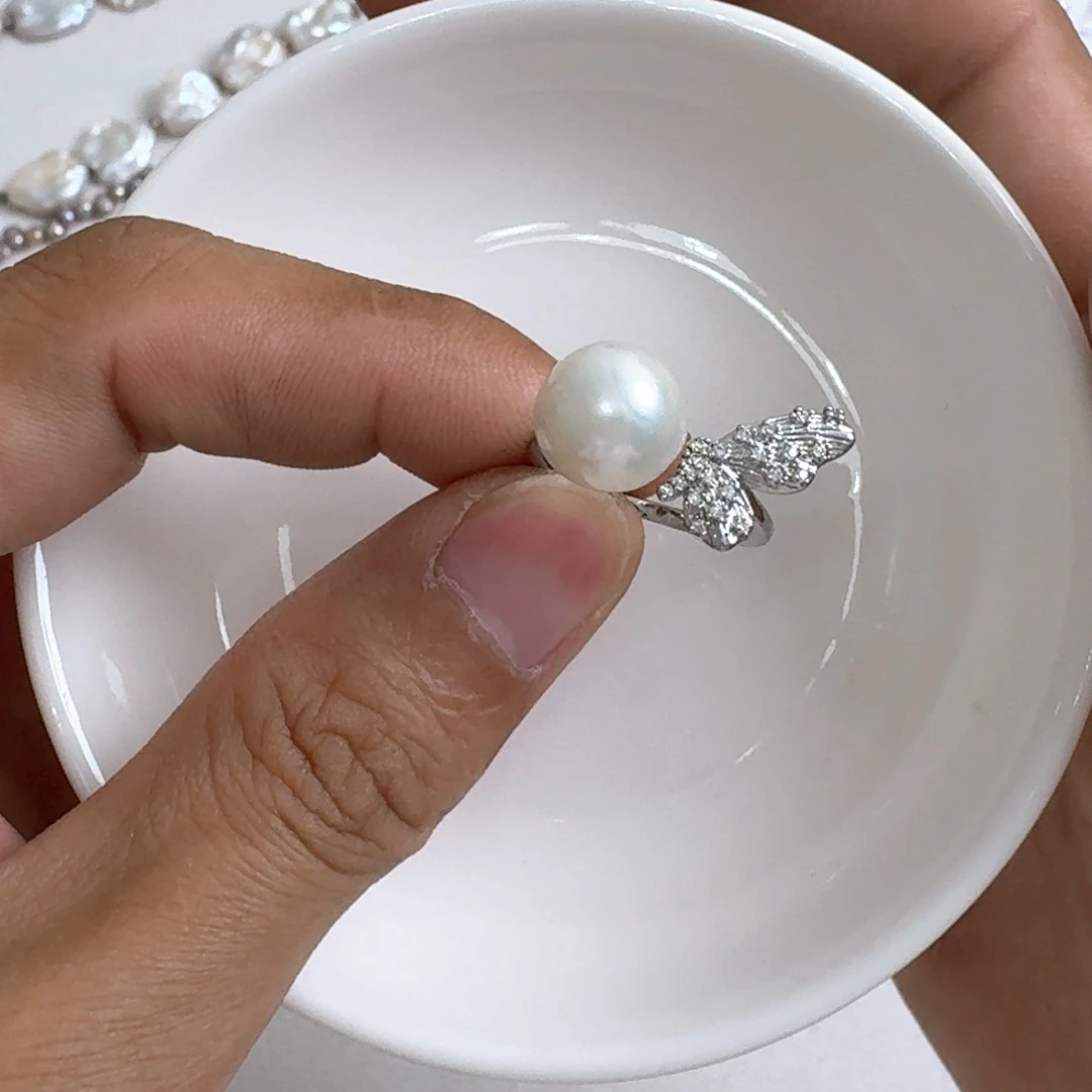 未镶嵌戒指淡水珍珠