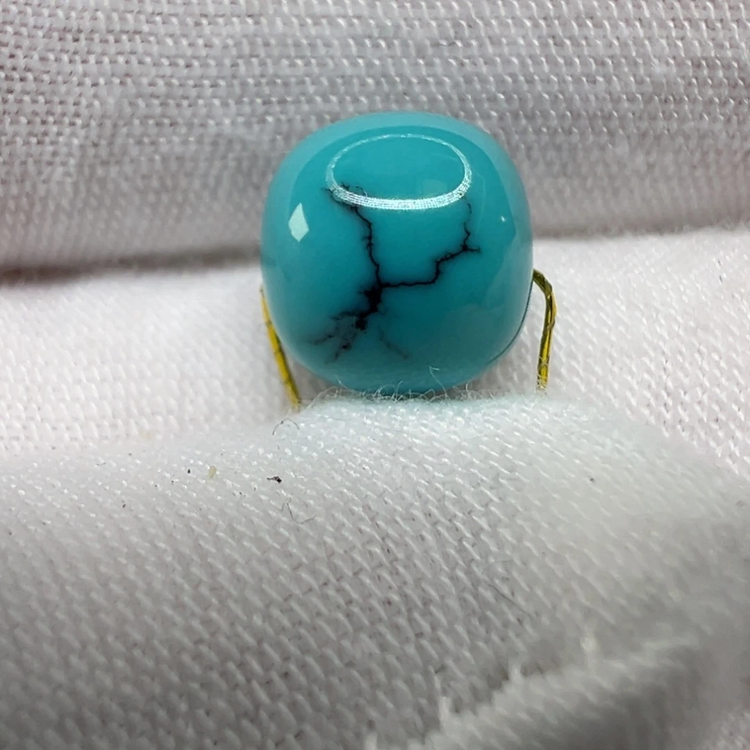 绿松石未镶嵌配饰9.4×8.8