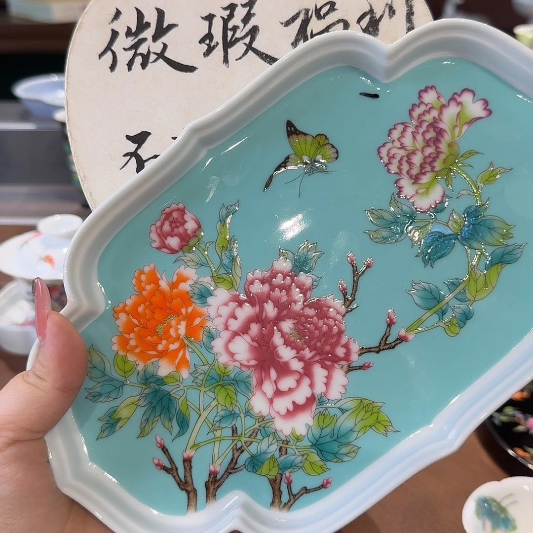 珐琅彩主人杯茶具套装