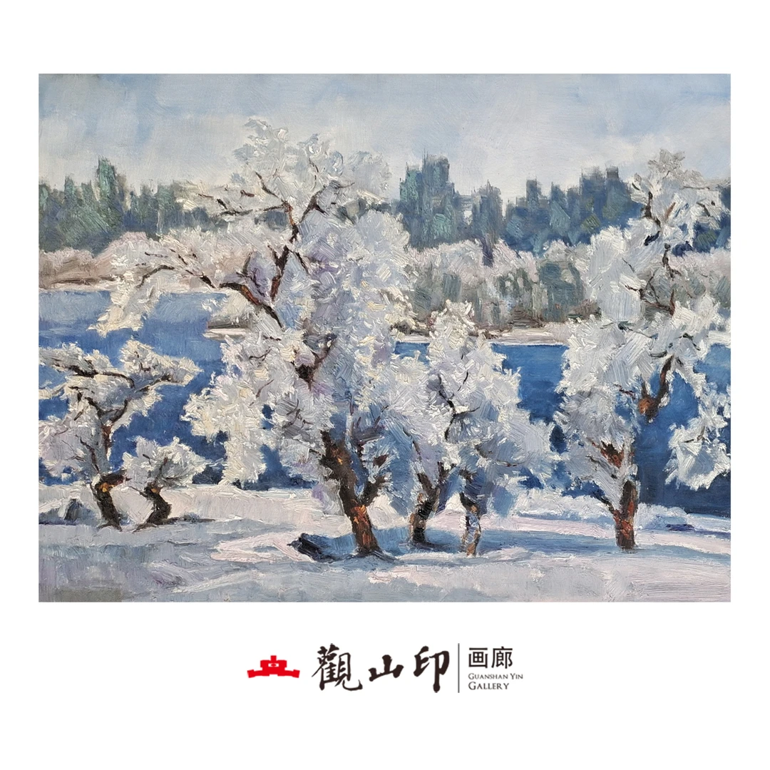 0155原创手绘风景油画82x60cm丛林作品