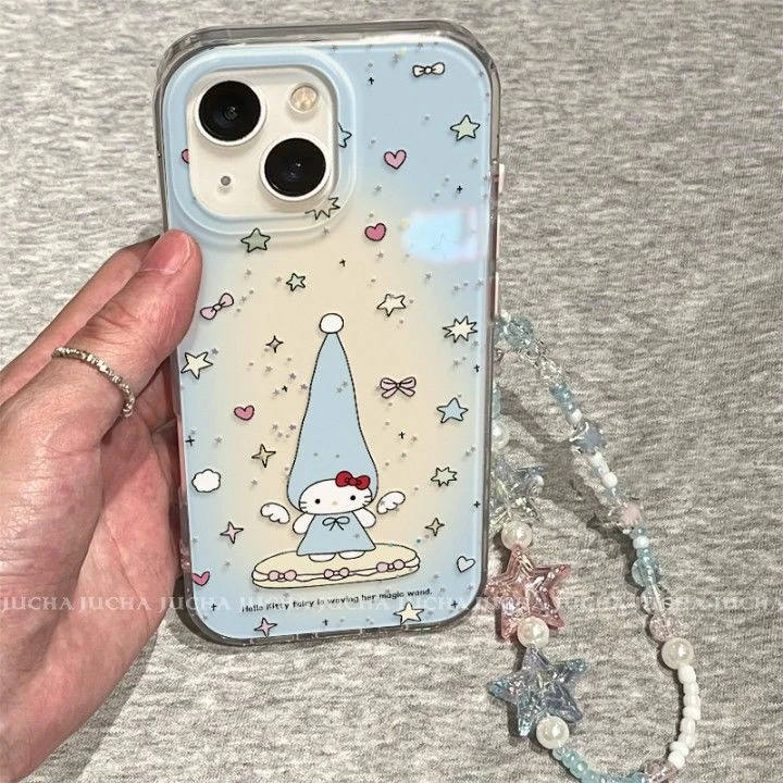 蓝星Kitty适用苹果16plus手机壳高颜值颜控iphone15pro网红爆款14