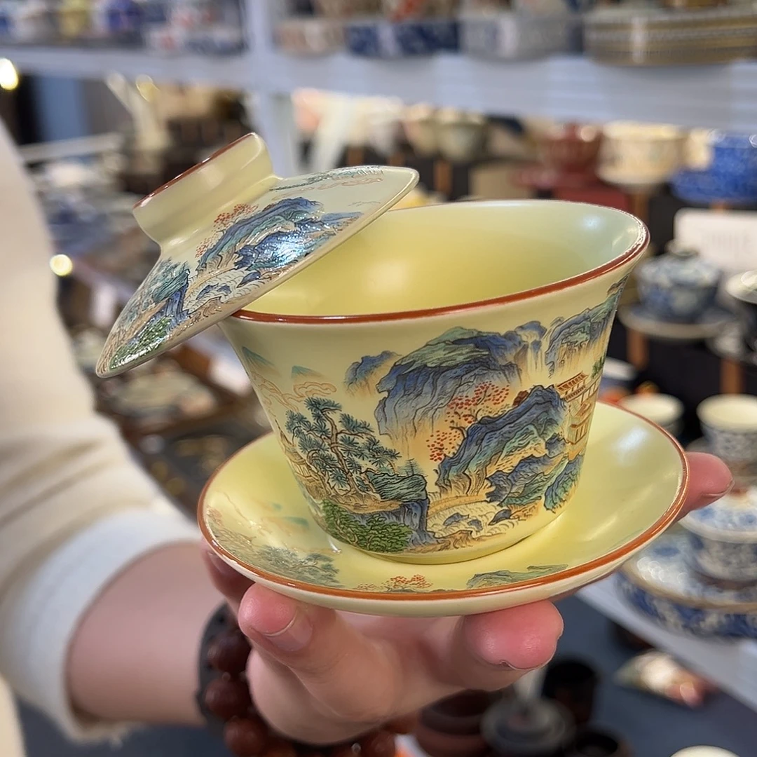 盖碗很漂亮我很喜欢