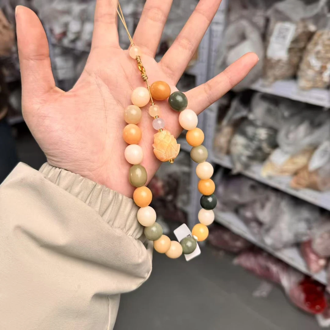 多宝椭圆纯伊菩提手机链12mm    G-B169065