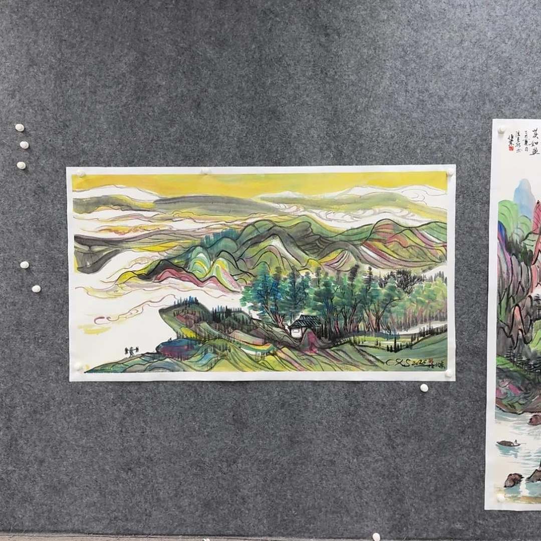 国画国画作品CXS老师