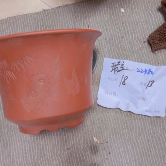 紫砂花盆花卉工艺