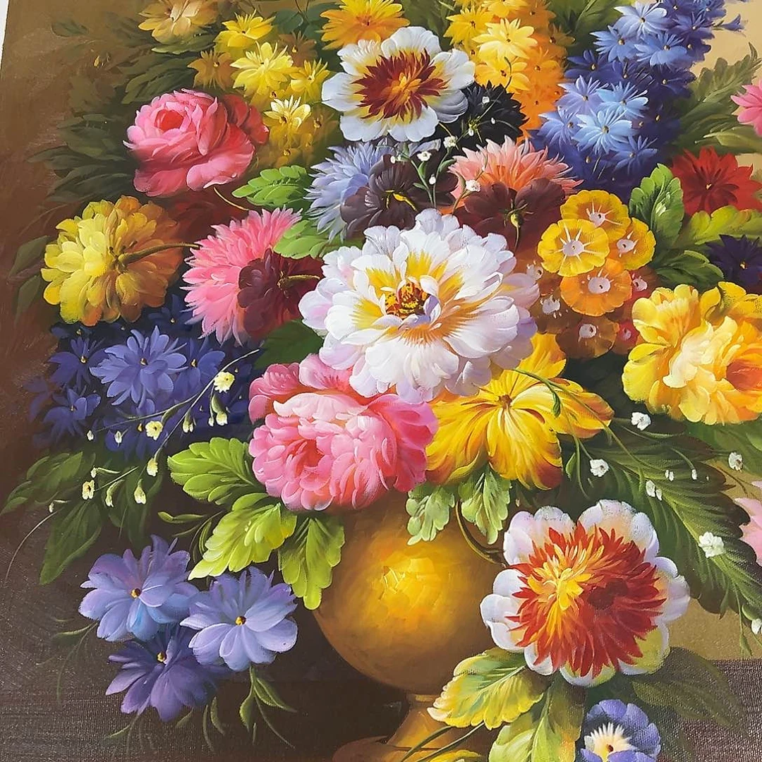 油画恭喜仔仔细细影子