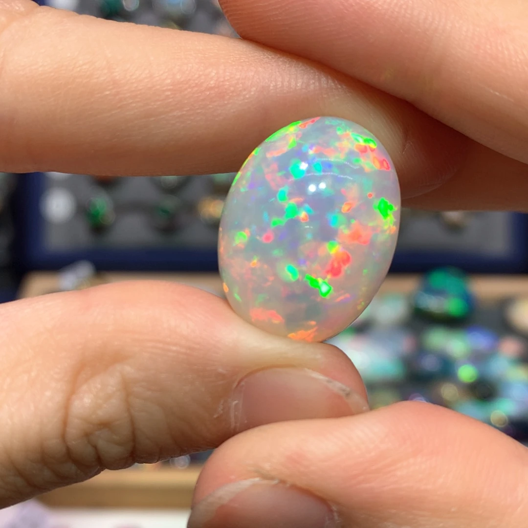 欧泊银S925镶嵌戒指款式