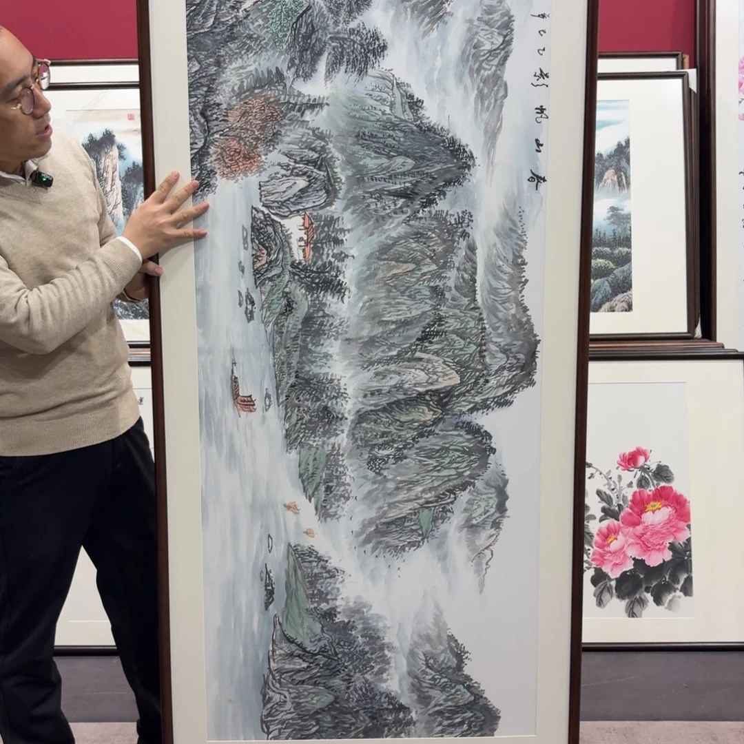 国画手绘作品210/80