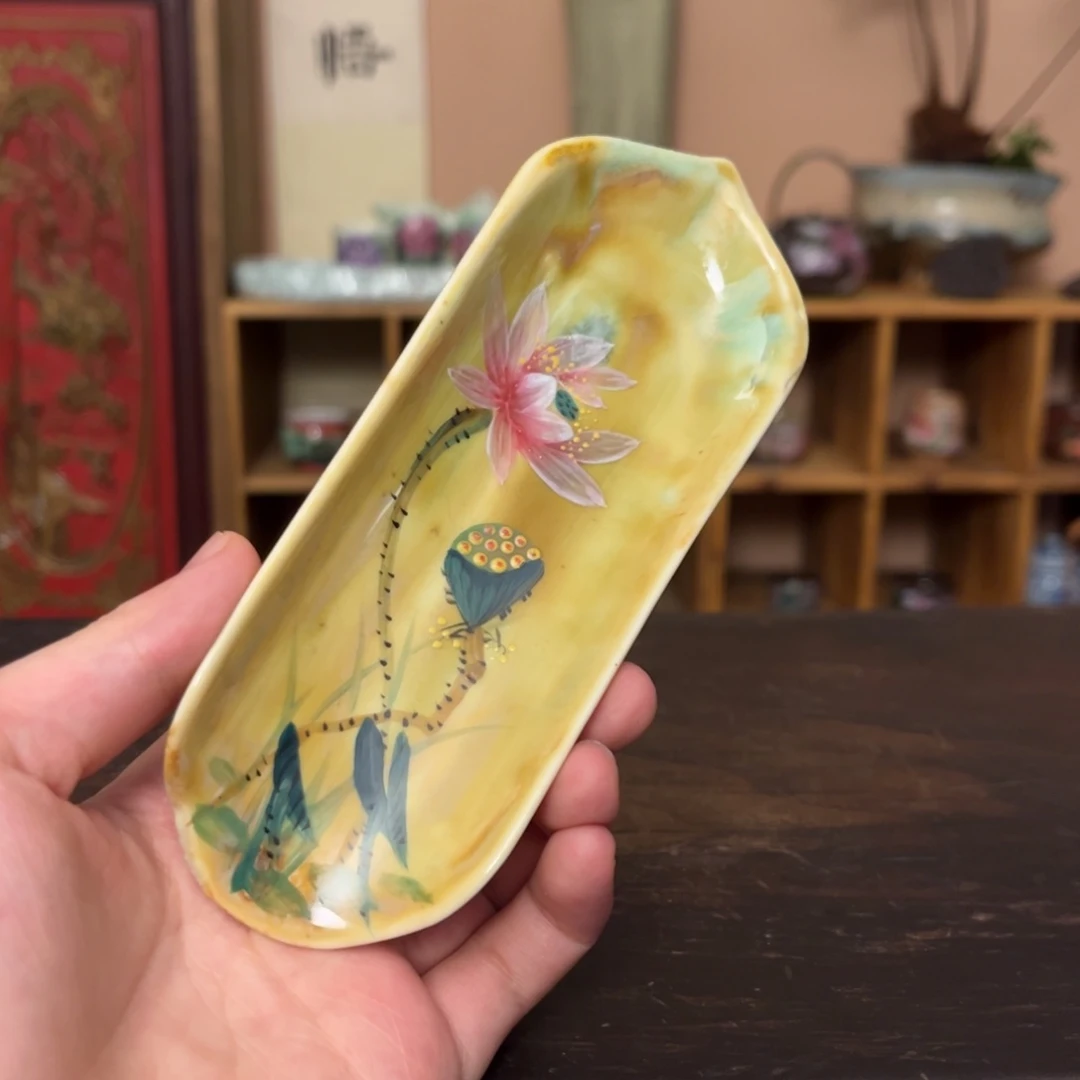 柴烧纯手工手绘陶瓷