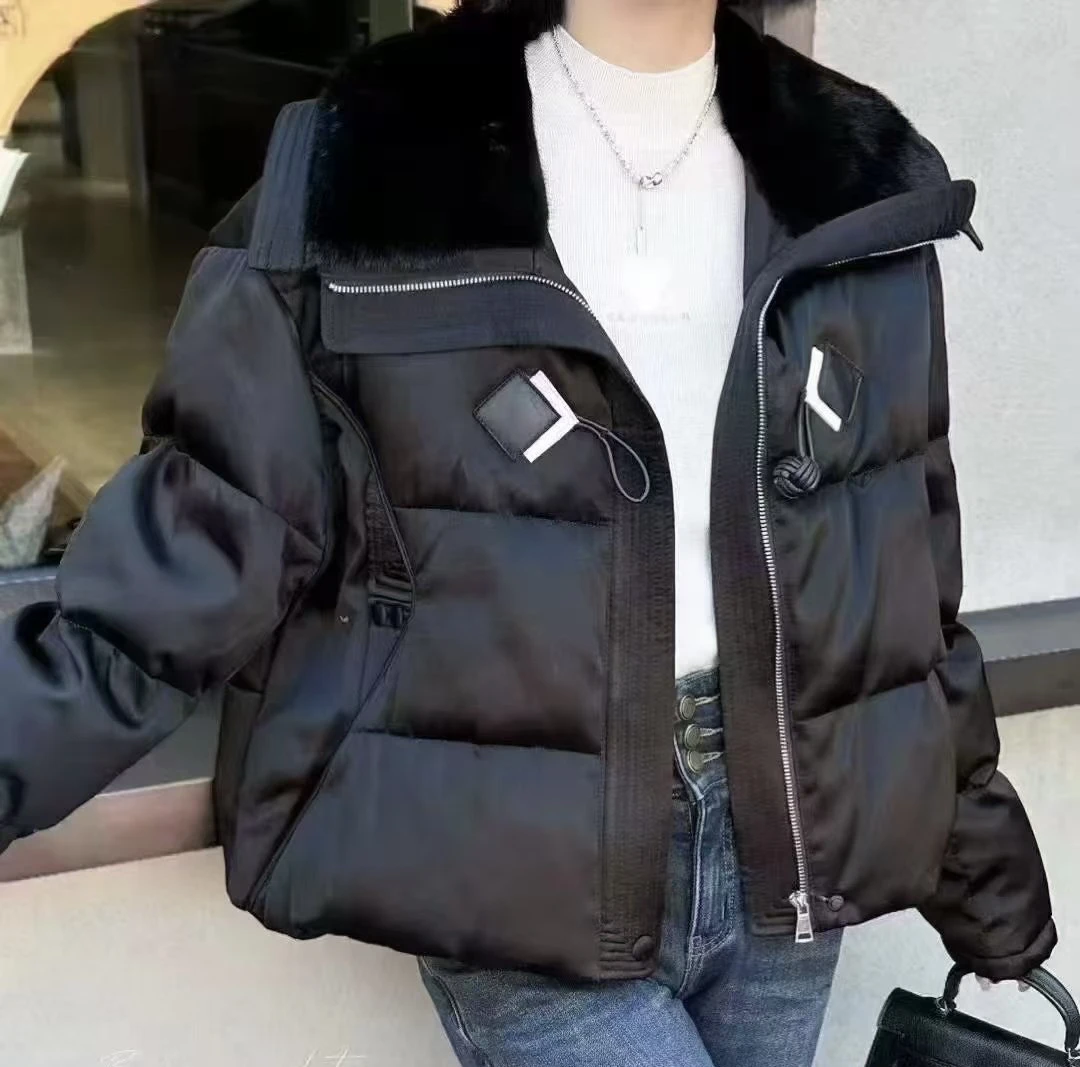【娟子家】冬款韩版毛领羽绒服百搭款