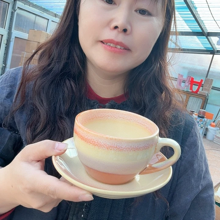 棒棒糖窑变咖啡杯微瑕