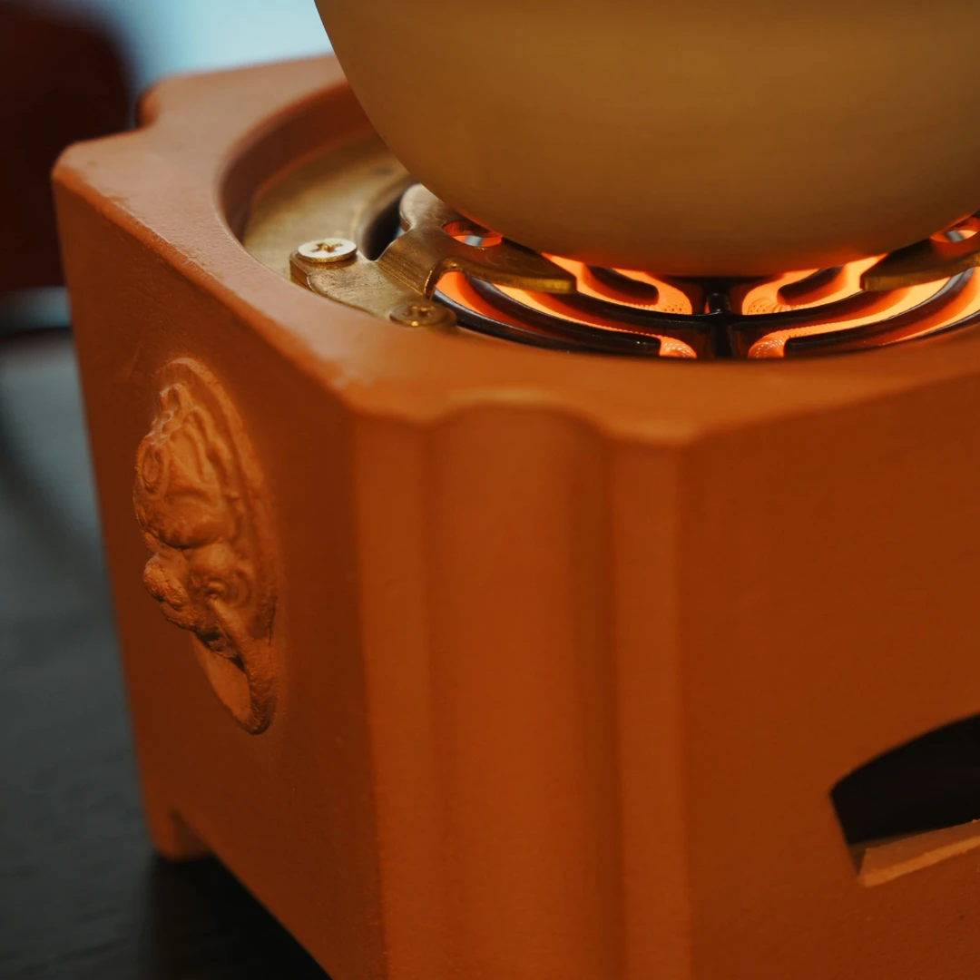 观一茶堂 | 葉乔·电炉丝兽耳四方炉耐热红泥煮茶炉插电烧水煮茶