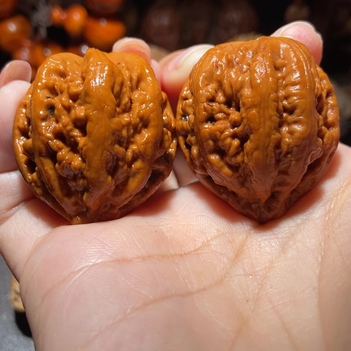 把件文玩核桃东北楸子小雪170