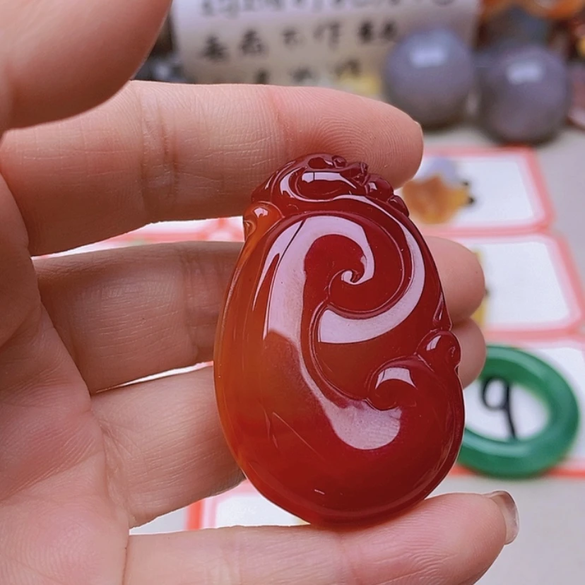 【闪购商品】未镶嵌玛瑙/玉髓珠宝半成品月****