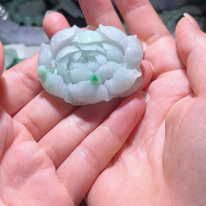 翡翠未镶嵌颈饰天然
