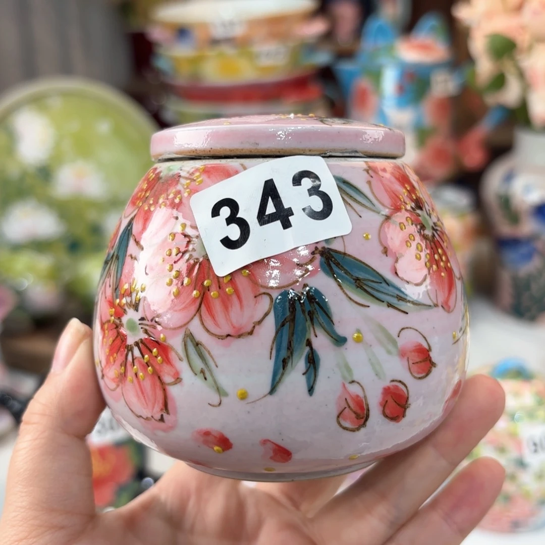 景德镇手绘高温釉下彩陶瓷茶具