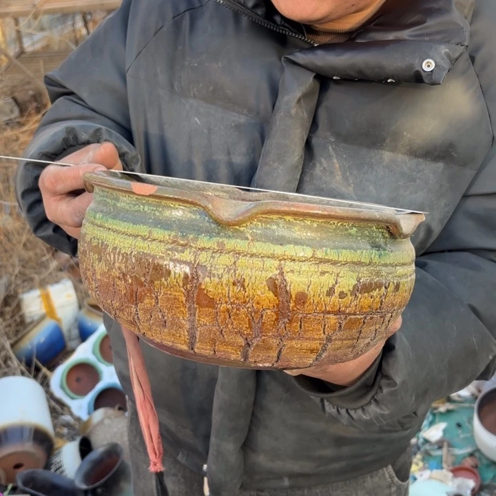 红陶口径 高度 花盆27 13