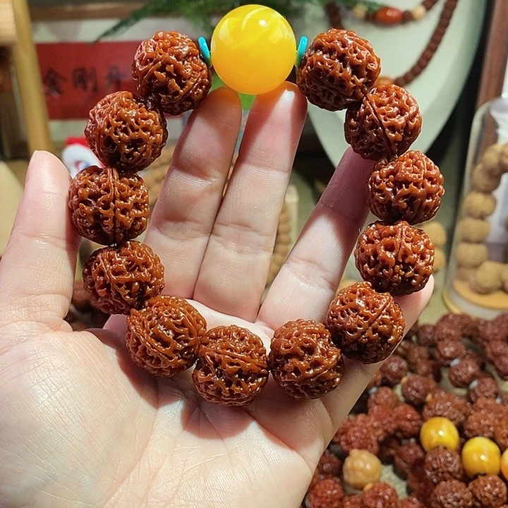 金刚菩提手串225手串黄珠