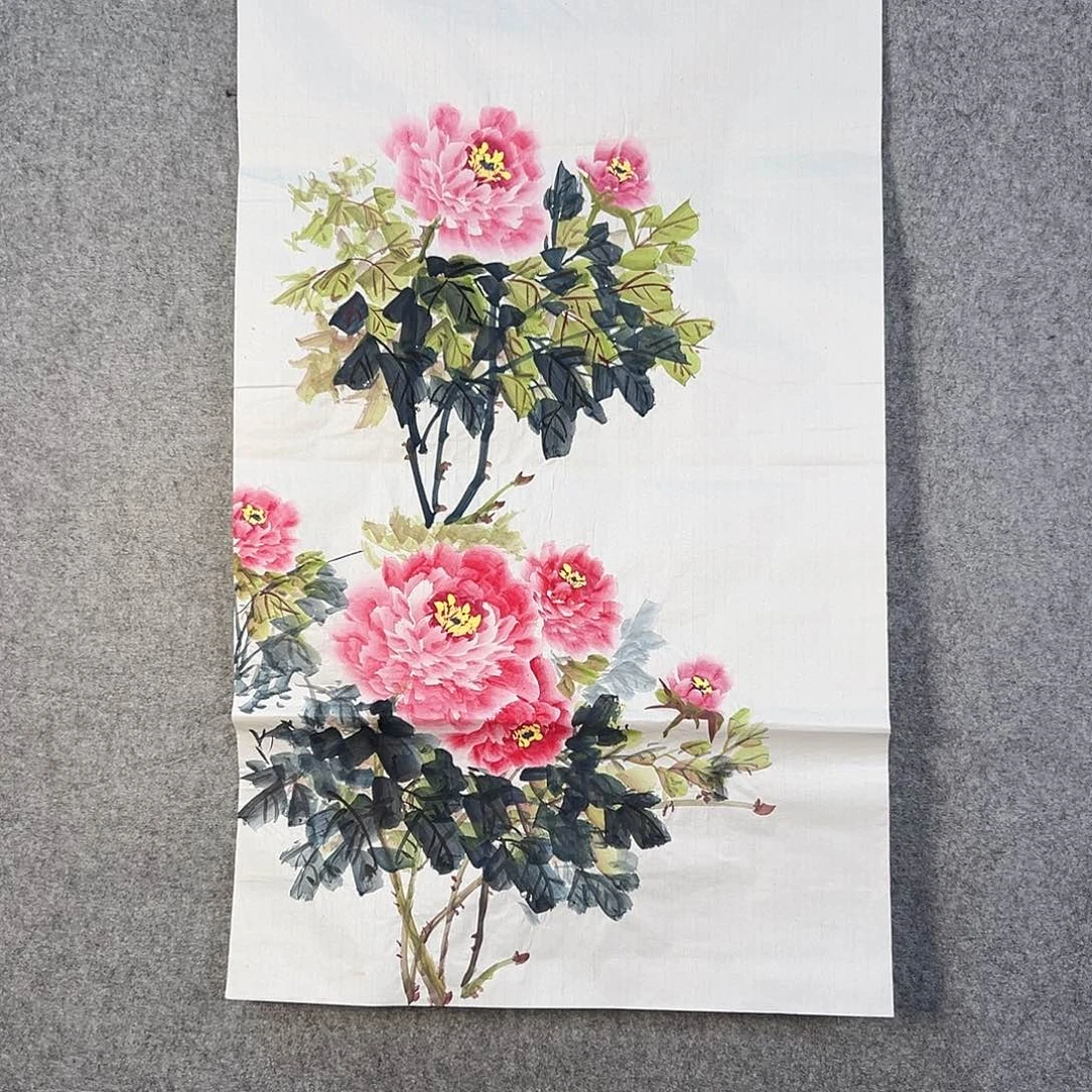 国画215 牡丹之歌传情传中之