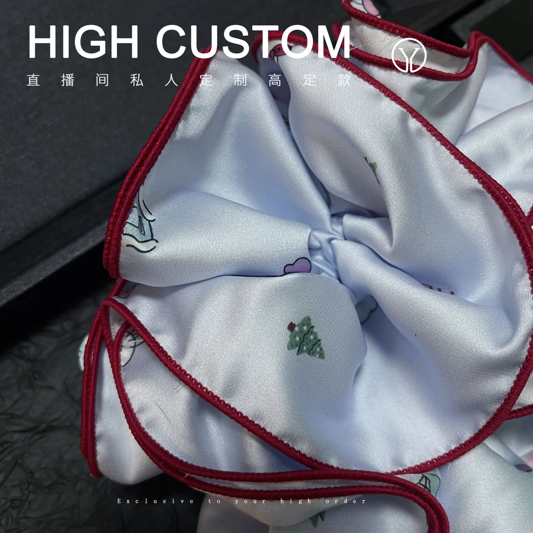 猫咪浅蓝色木耳发圈