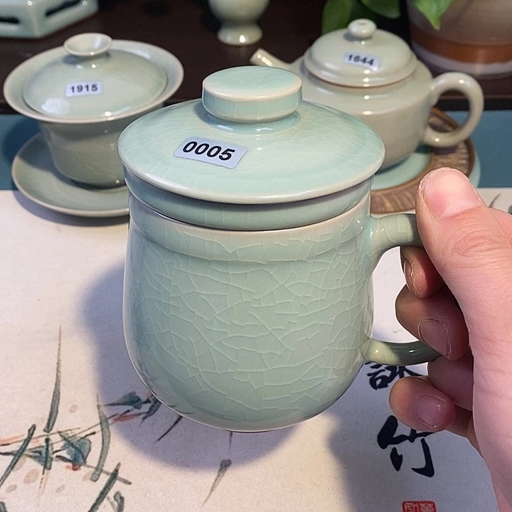 汝瓷0005 青鸾汝瓷汝州发货